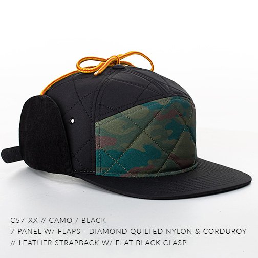 c57-XX // 7 Panel - Diamond Quilted Nylon // Custom c57-XX // 7 Panel - Diamond Quilted Nylon // Custom